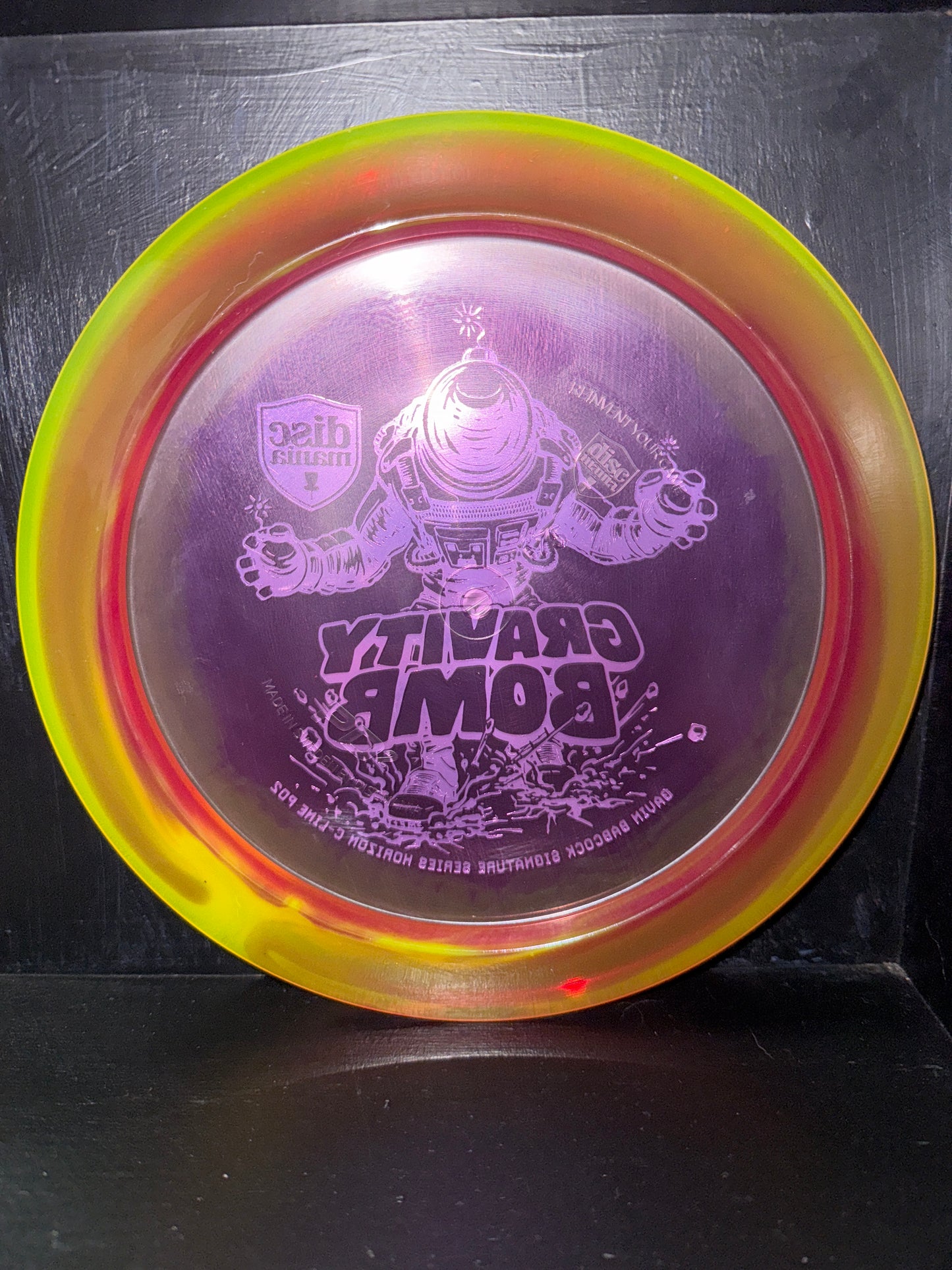 Unthrown Discmania Gravity Bomb Gavin Babcock Signature Series Horizon C-Line PD2 177g