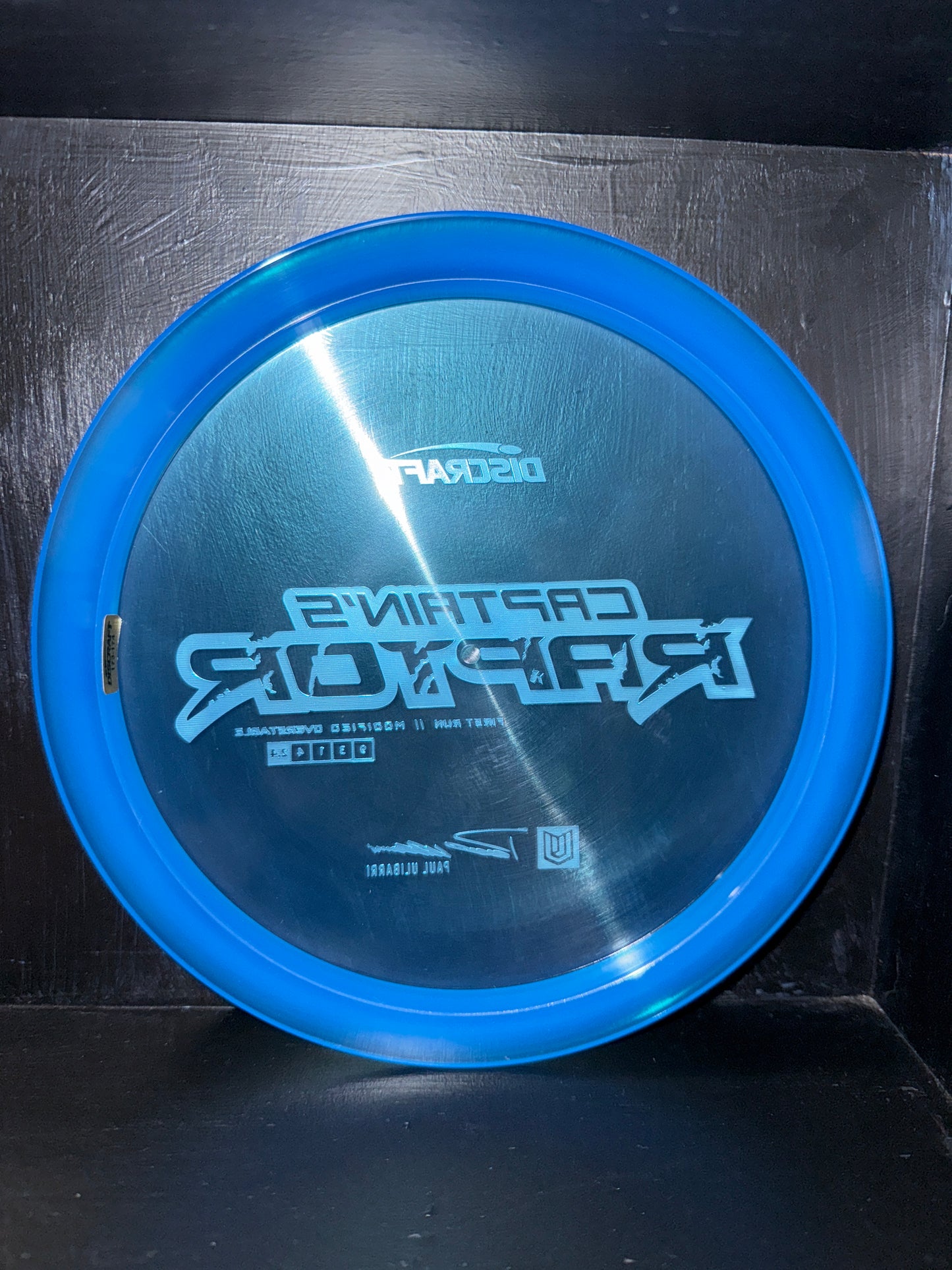 Unthrown Discraft First Run Z Captain’s Raptor 173-174g
