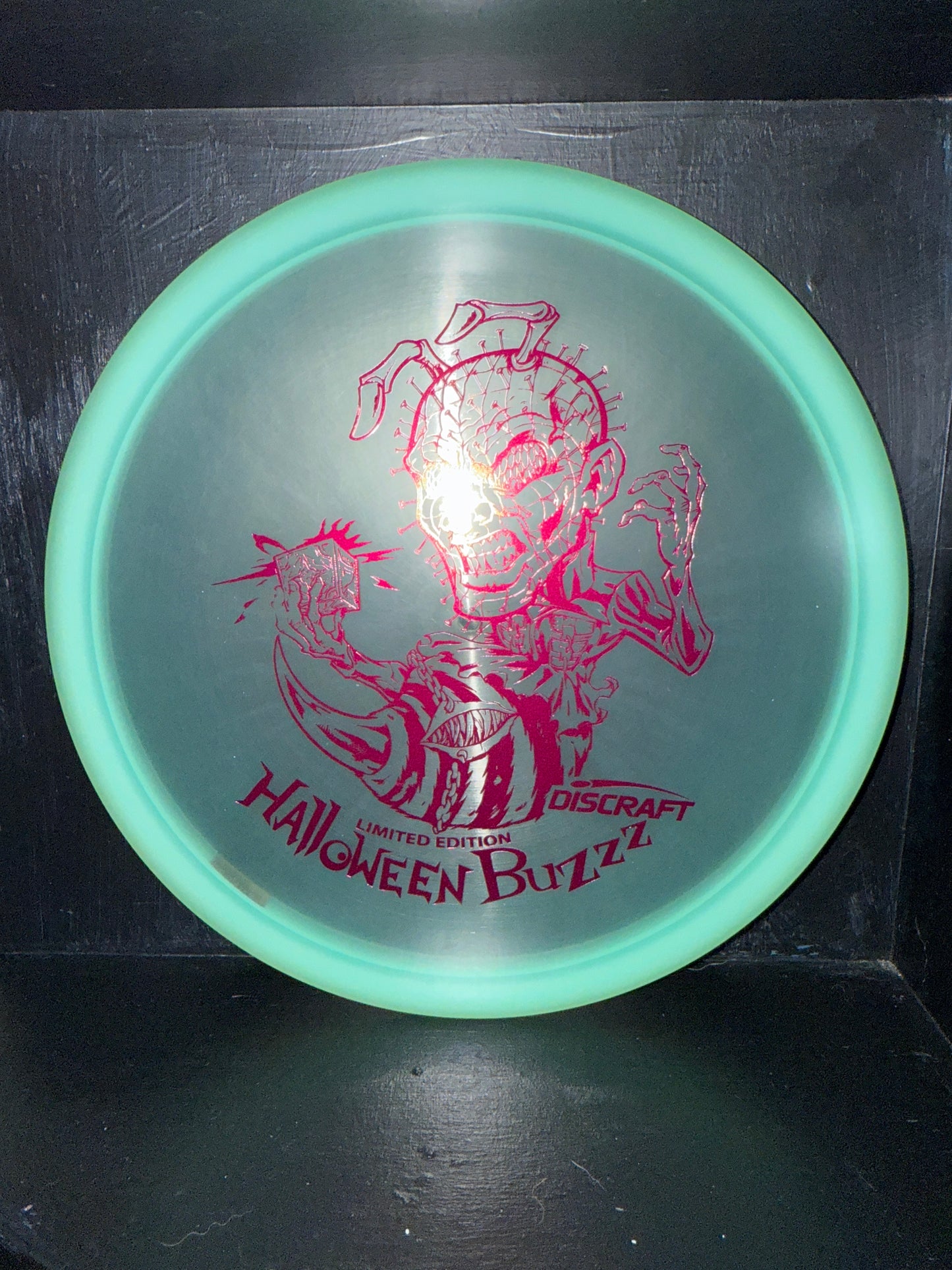 Unthrown Discraft Z Glo Limited Edition Hellraiser Halloween Buzzz 173-174g