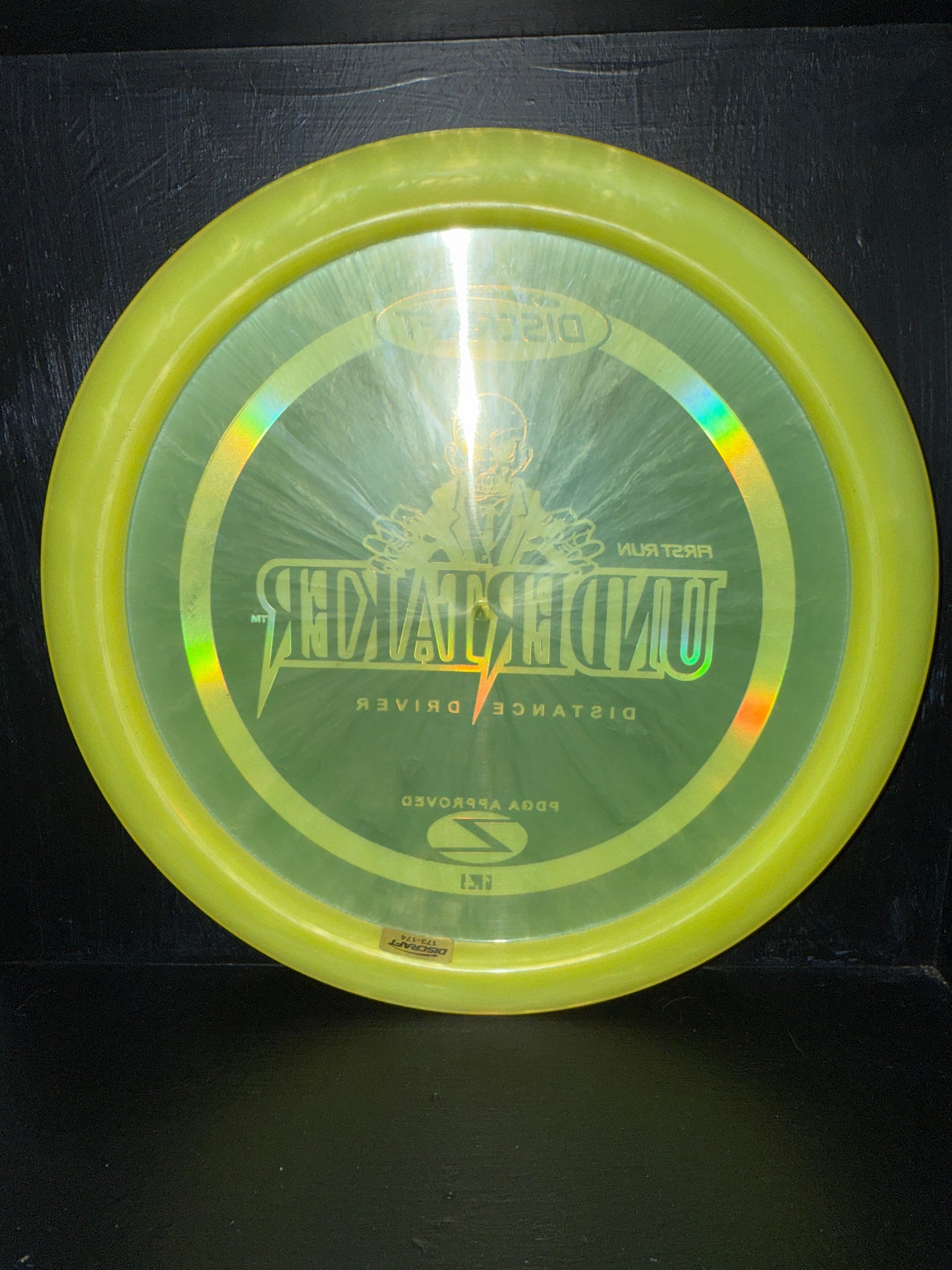 Unthrown Discraft First Run Z Undertaker 173-174g