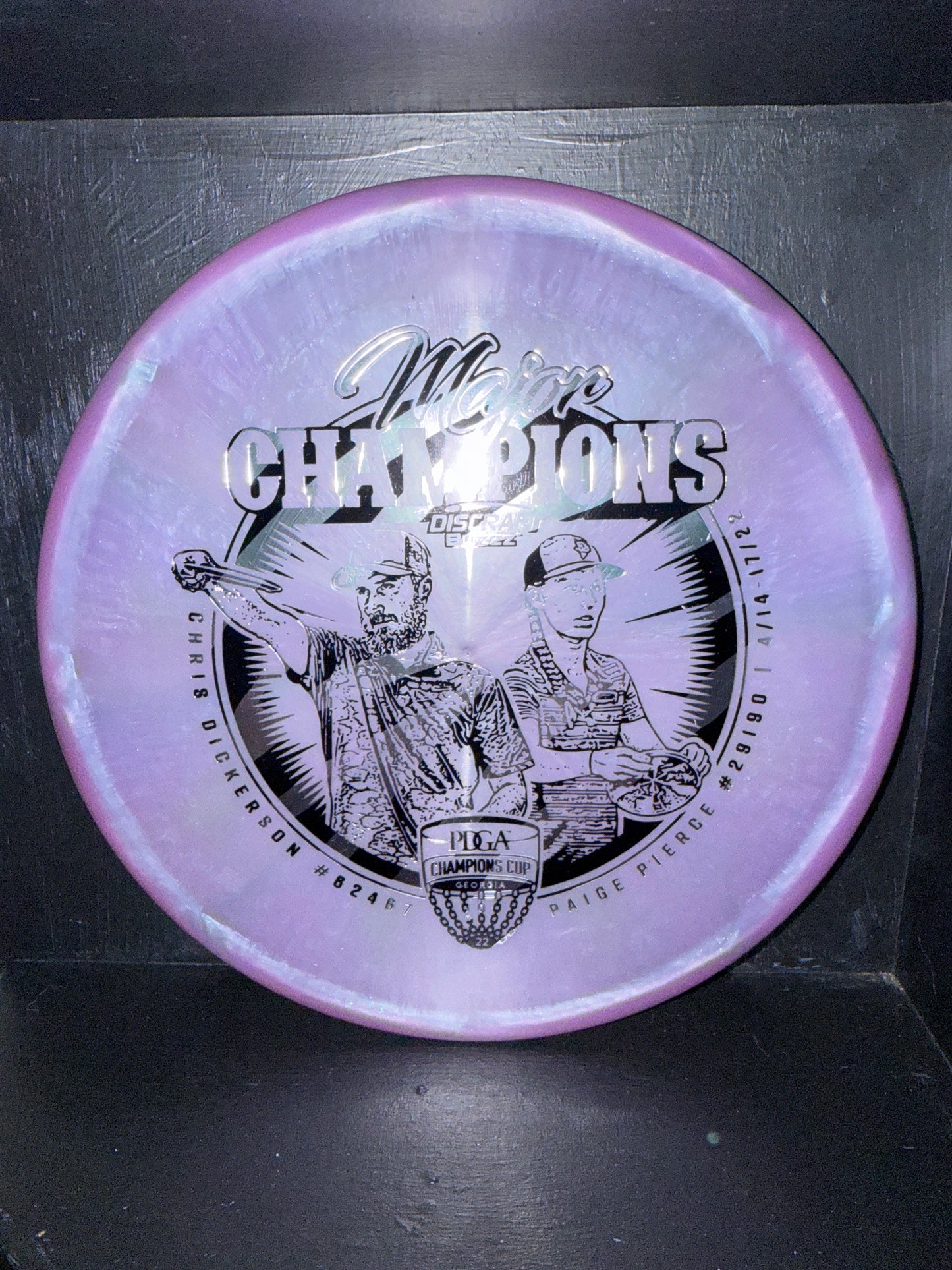 Unthrown Discraft Z Swirl Buzzz ( Champions Cup / Chris Dickerson / Paige Pierce ) 177+g
