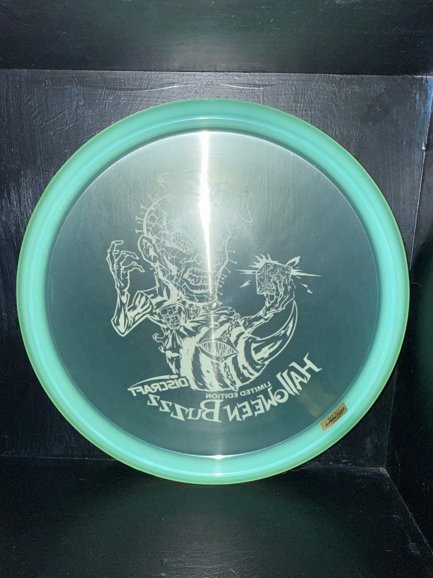 Unthrown Discraft Z Glo Limited Edition Hellraiser Halloween Buzzz 173-174g