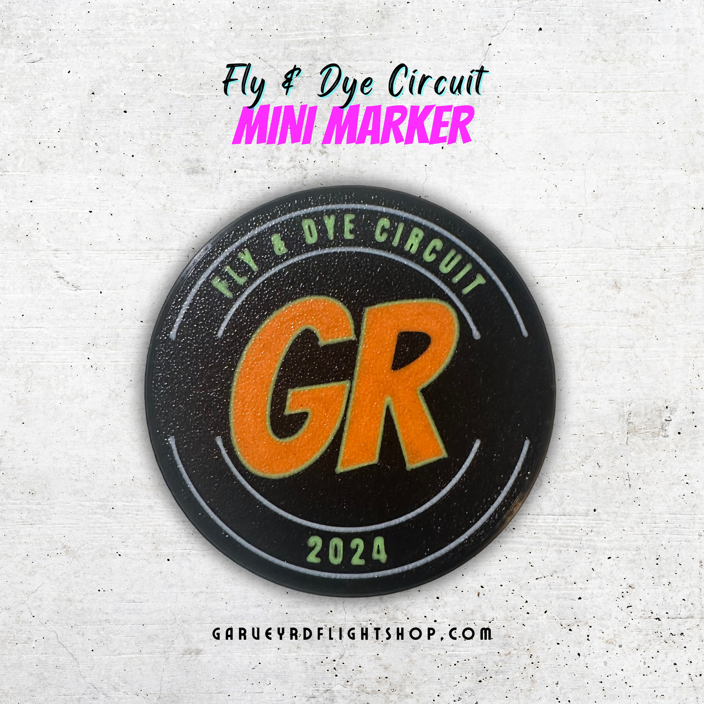 Fly & Dye Circuit Disc Golf Mini Marker