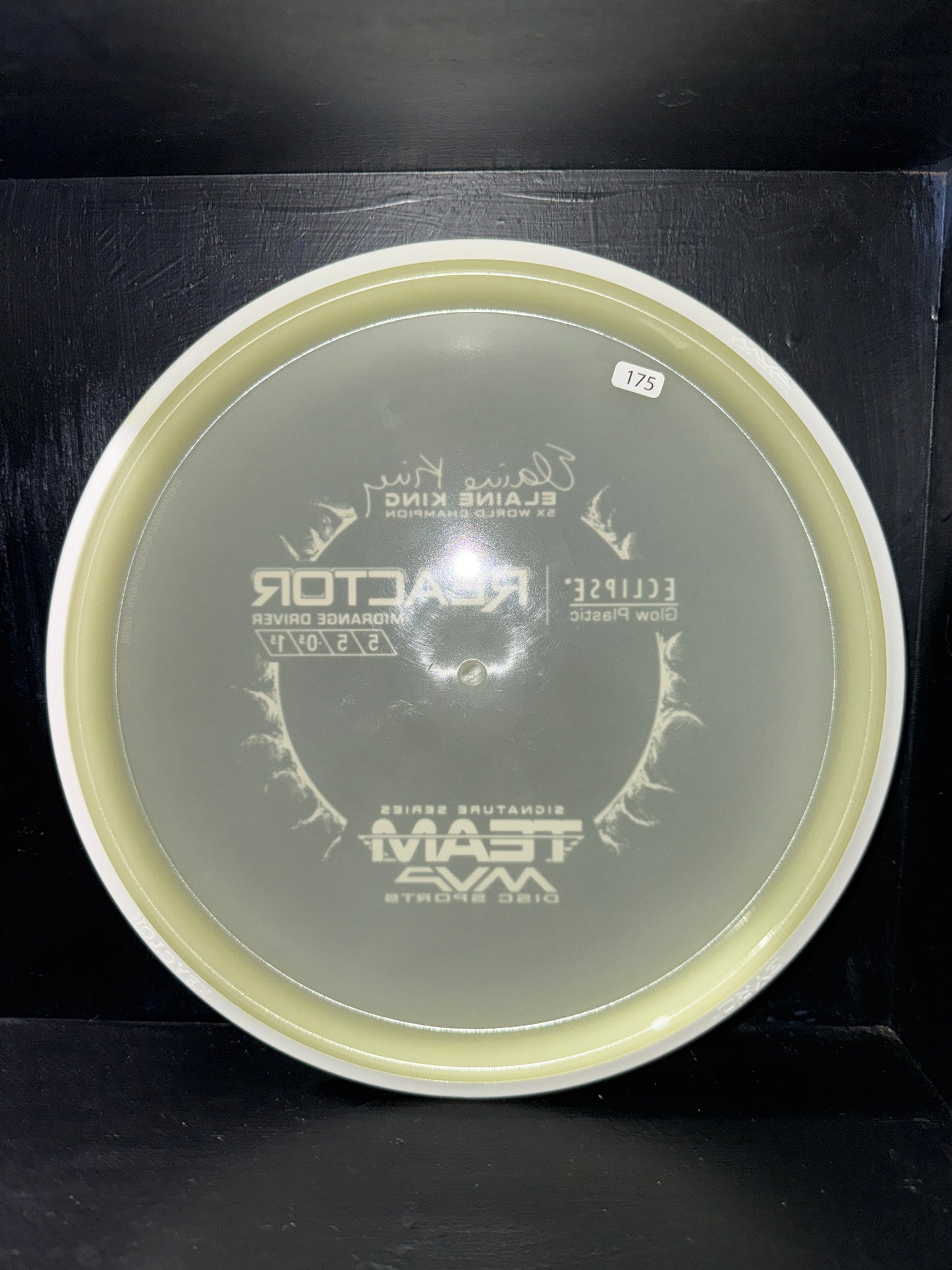 Unthrown MVP Elaine King Signature Series Eclipse Glow Reactor 175g