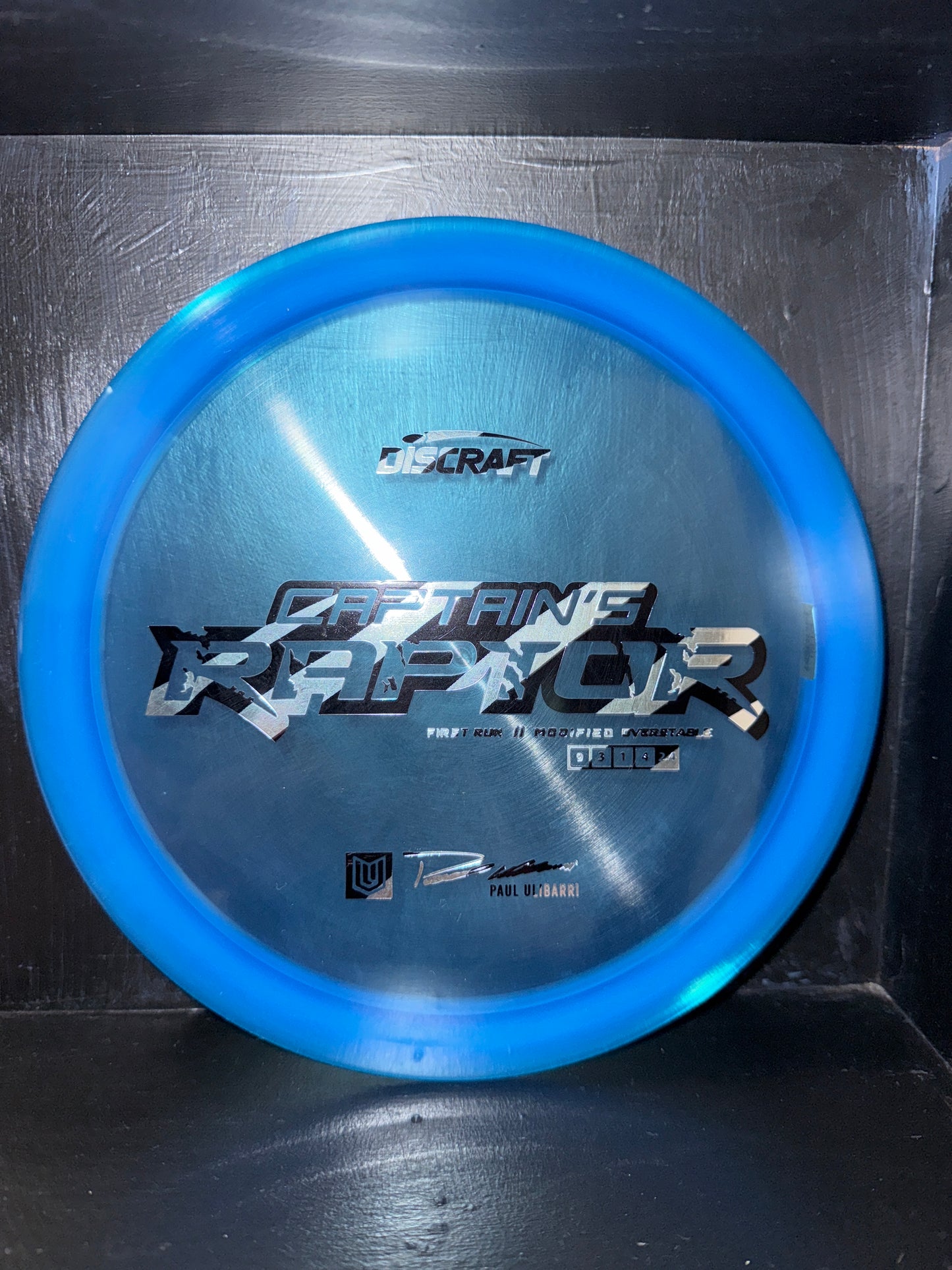 Unthrown Discraft First Run Z Captain’s Raptor 173-174g
