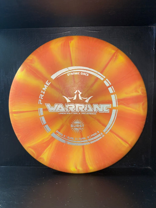 Used Dynamic Discs Prime Warrant