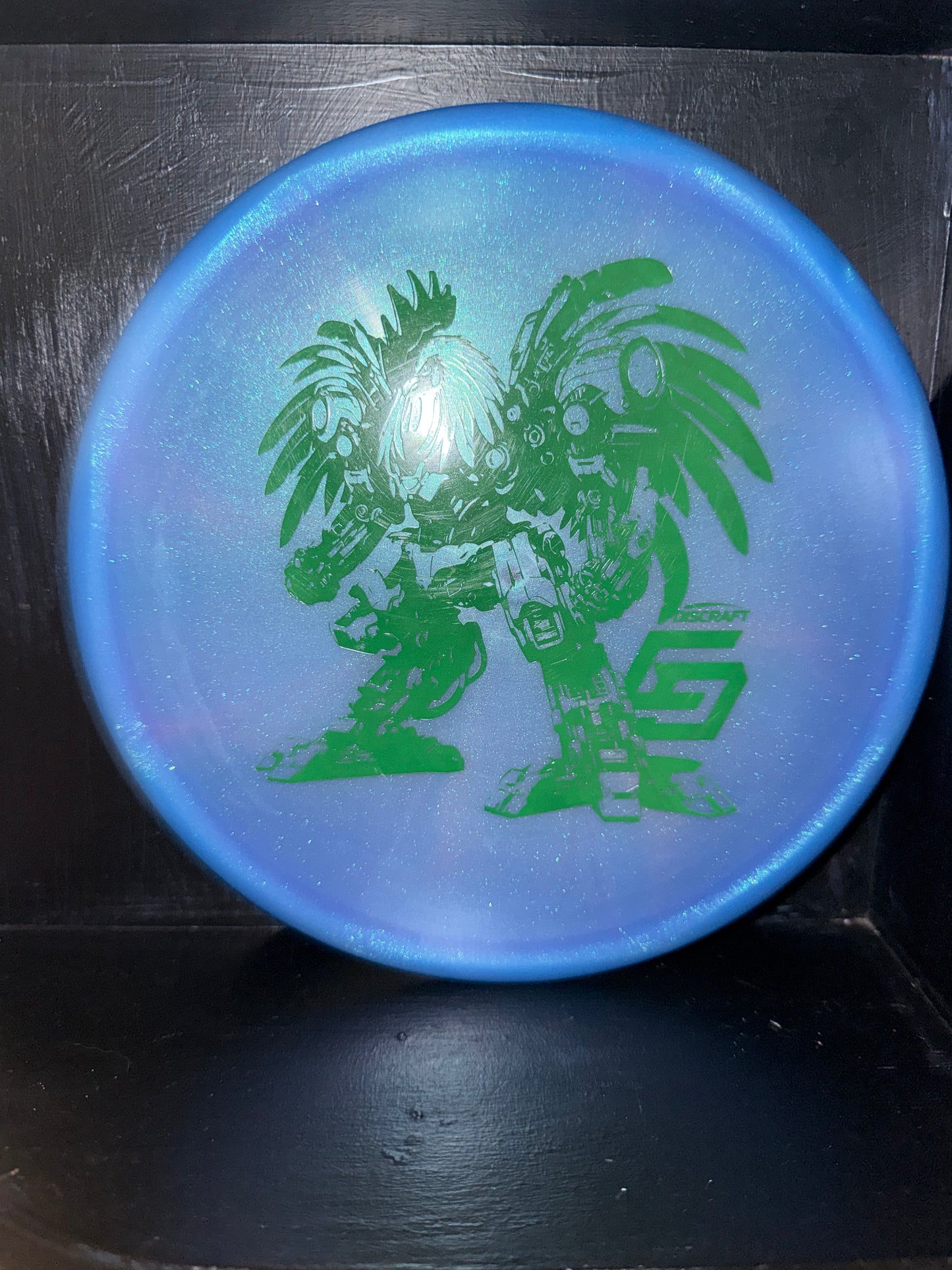 Unthrown Blue DISCRAFT Z SWIRL BUZZZ 2024 CHRIS DICKERSON ROBOT CHICKEN 177+g