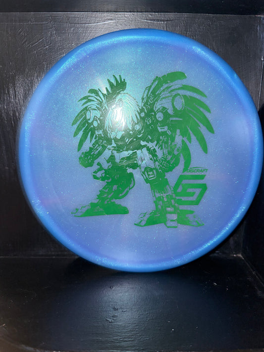 Unthrown Blue DISCRAFT Z SWIRL BUZZZ 2024 CHRIS DICKERSON ROBOT CHICKEN 177+g