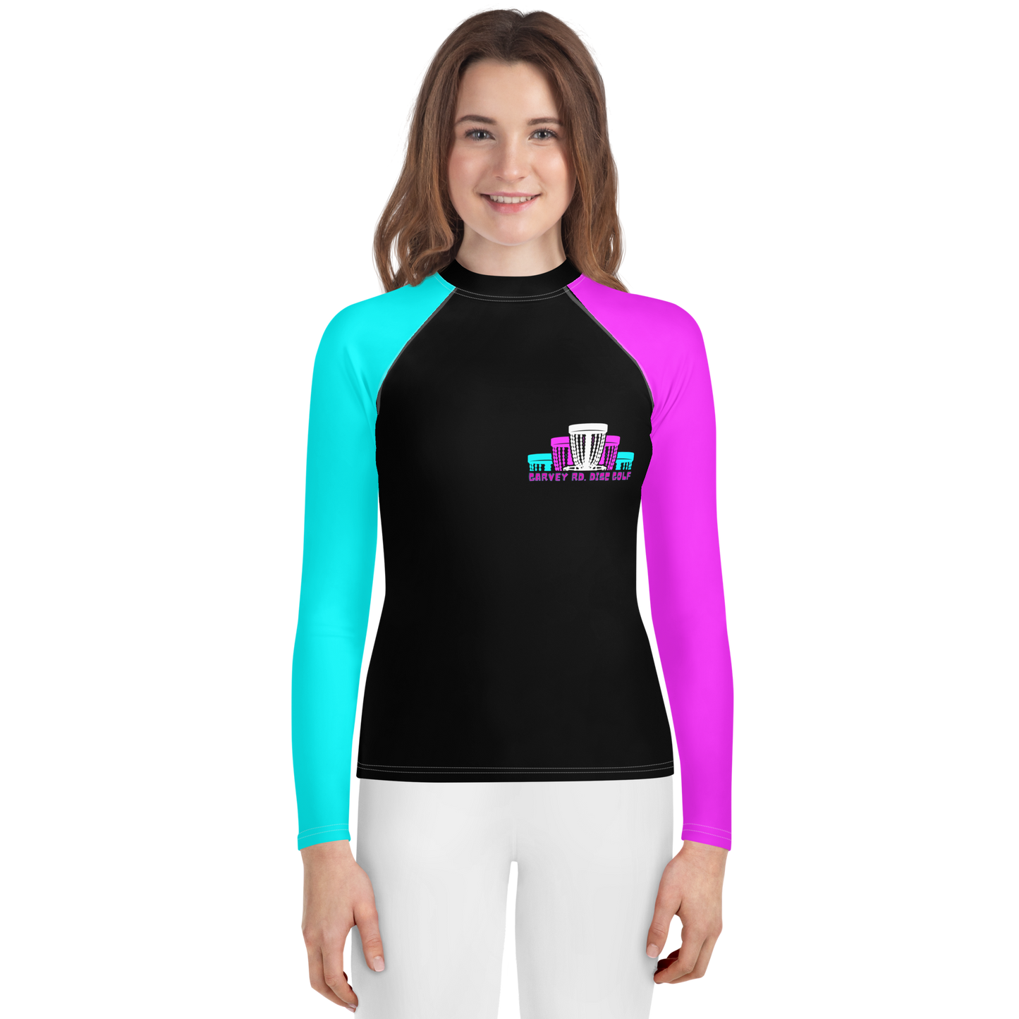 Garvey Rd. Disc Golf Youth Rash Guard