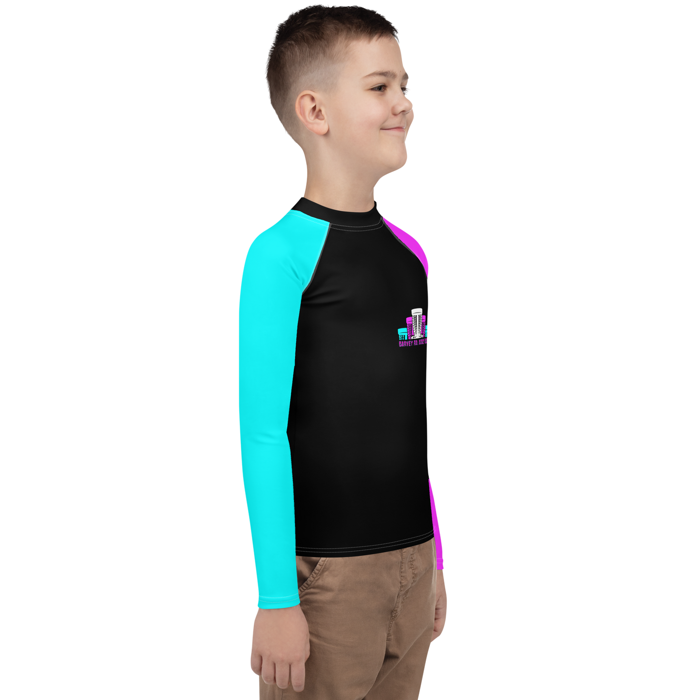 Garvey Rd. Disc Golf Youth Rash Guard