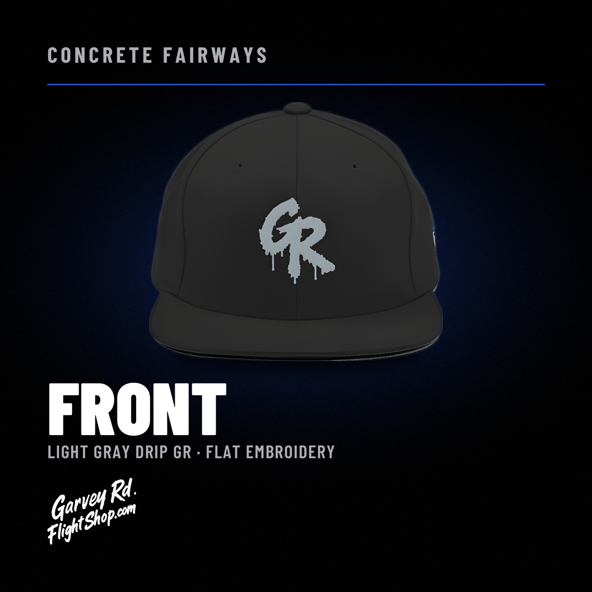 Concrete Fairways snapback – front