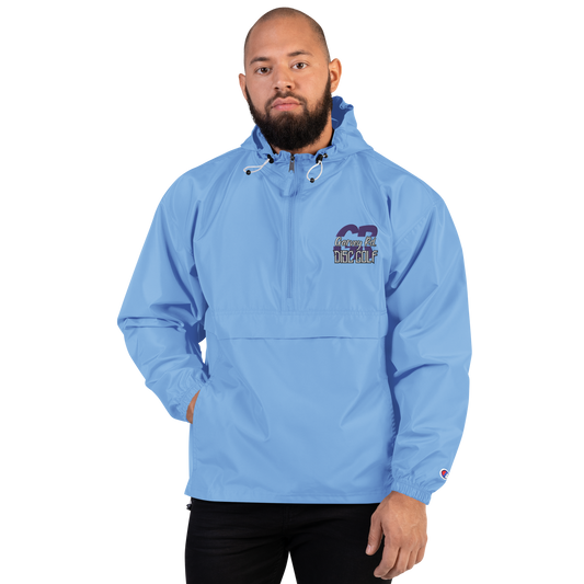 Garvey Rd. Disc Golf Embroidered Champion Packable Jacket