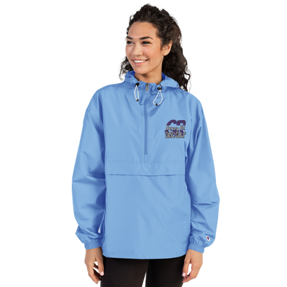 Garvey Rd. Disc Golf Embroidered Champion Packable Jacket