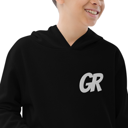 Embroidered "GR" Kids fleece hoodie