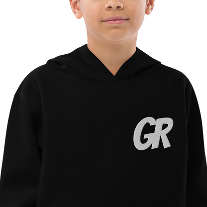 Embroidered "GR" Kids fleece hoodie