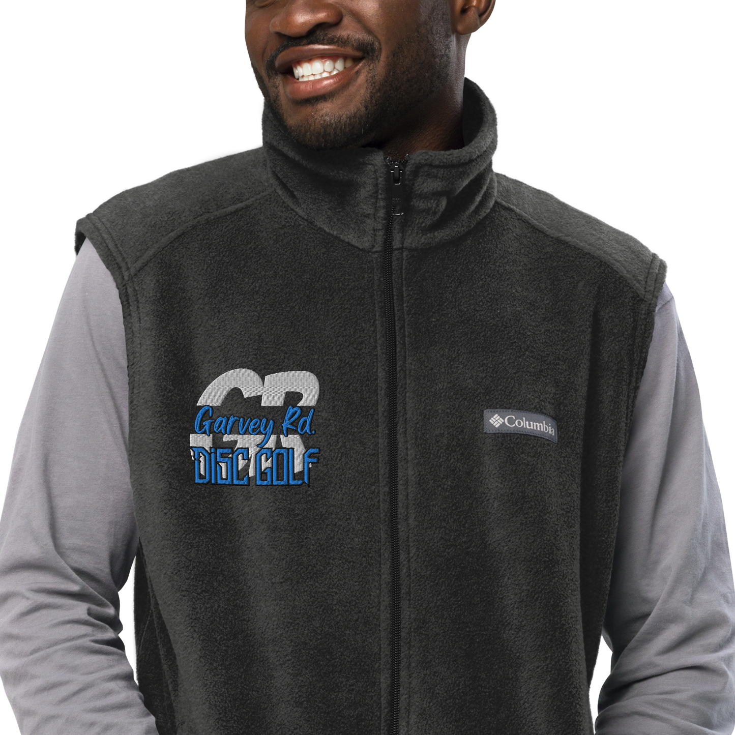 Garvey Rd. Disc Golf Men’s Columbia fleece vest