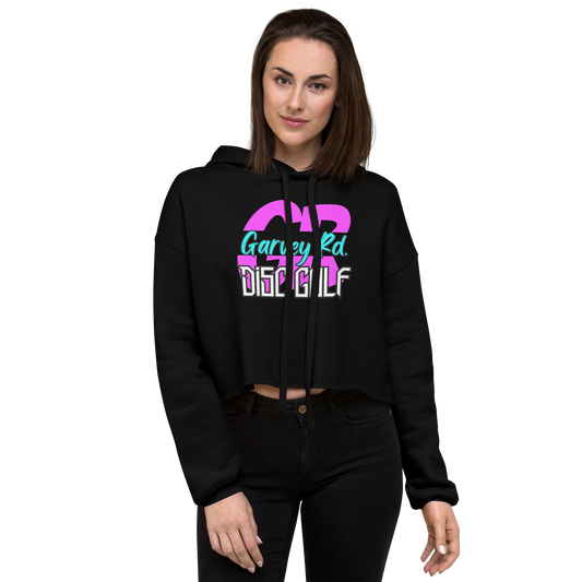 Garvey Rd. Disc Golf Crop Hoodie