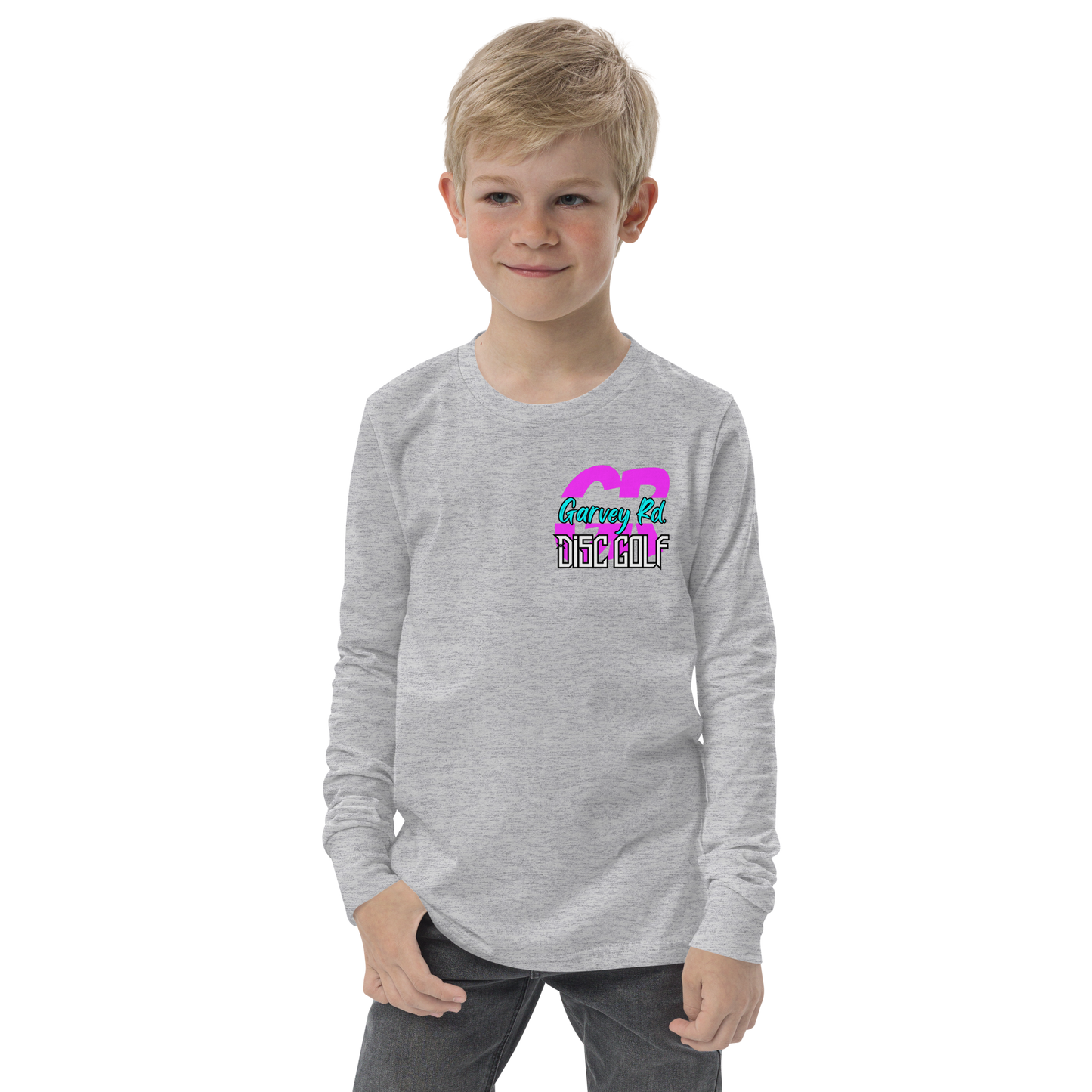 Garvey Rd. Disc Golf Youth long sleeve tee