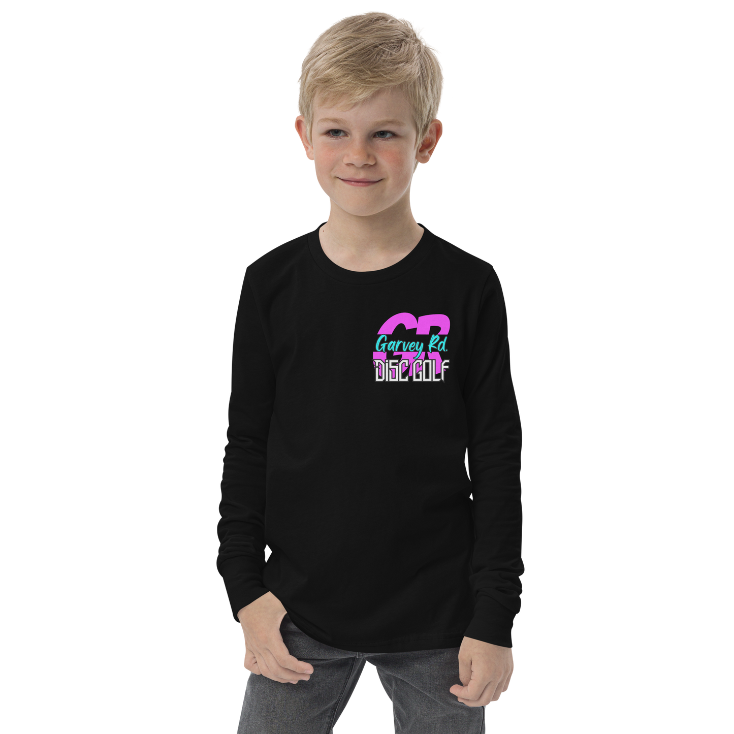 Garvey Rd. Disc Golf Youth long sleeve tee