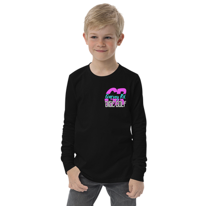 Garvey Rd. Disc Golf Youth long sleeve tee