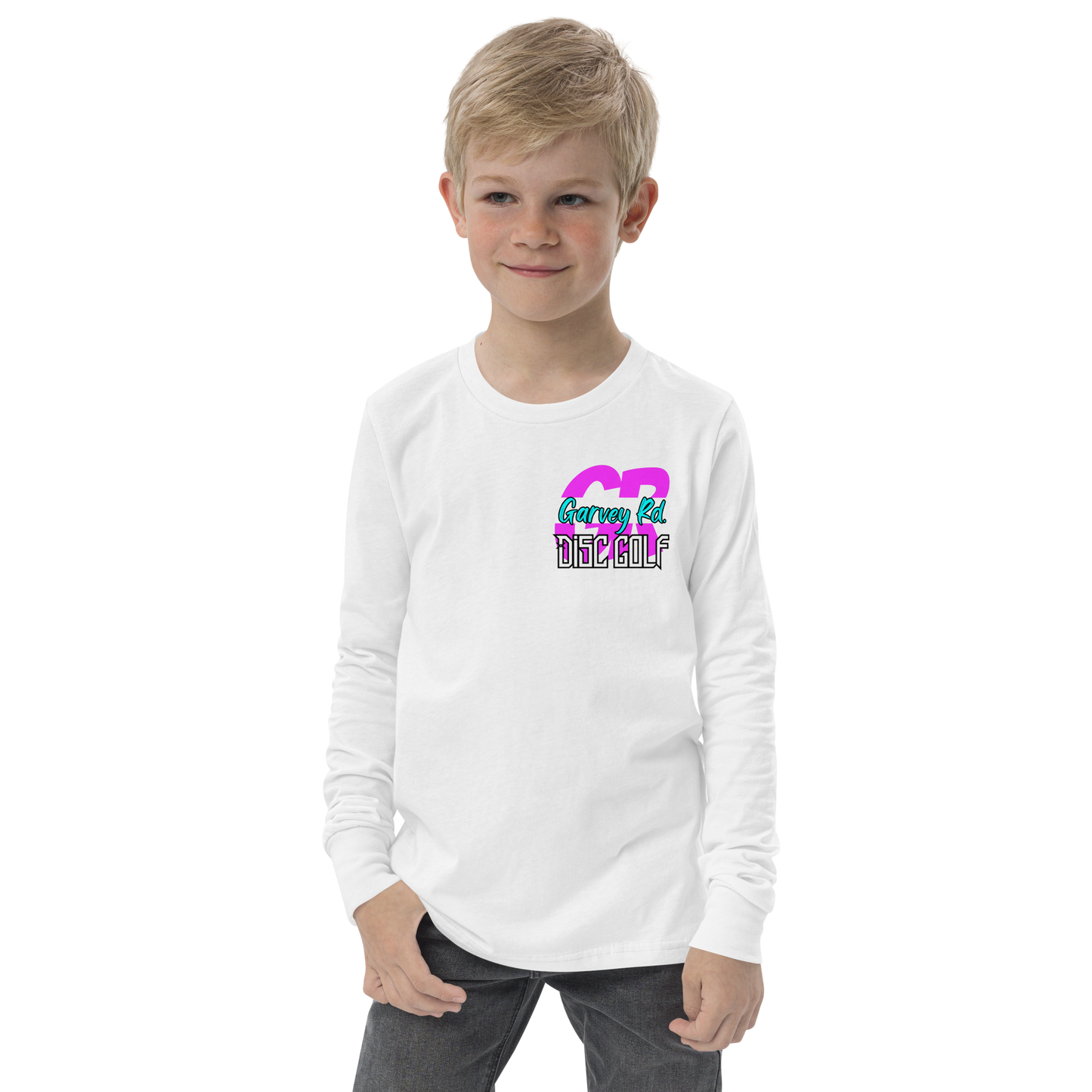 Garvey Rd. Disc Golf Youth long sleeve tee