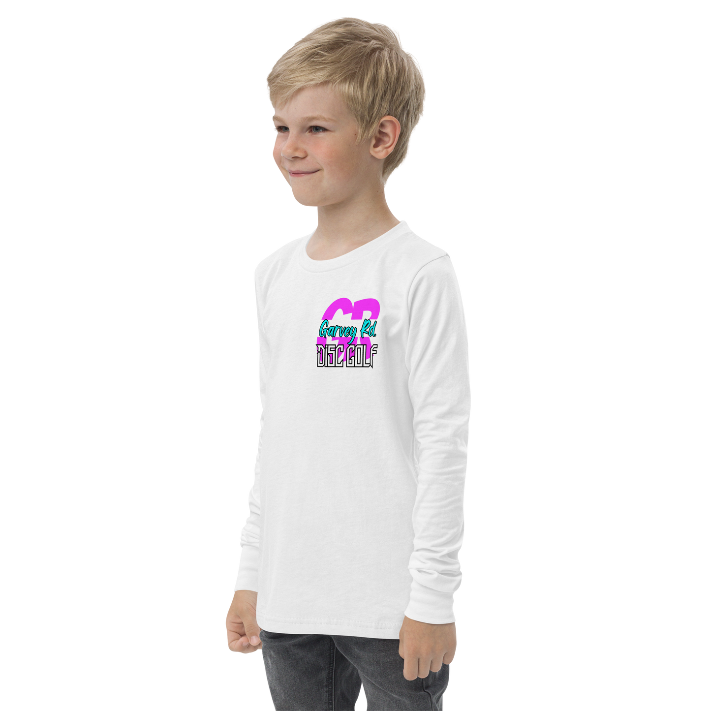 Garvey Rd. Disc Golf Youth long sleeve tee